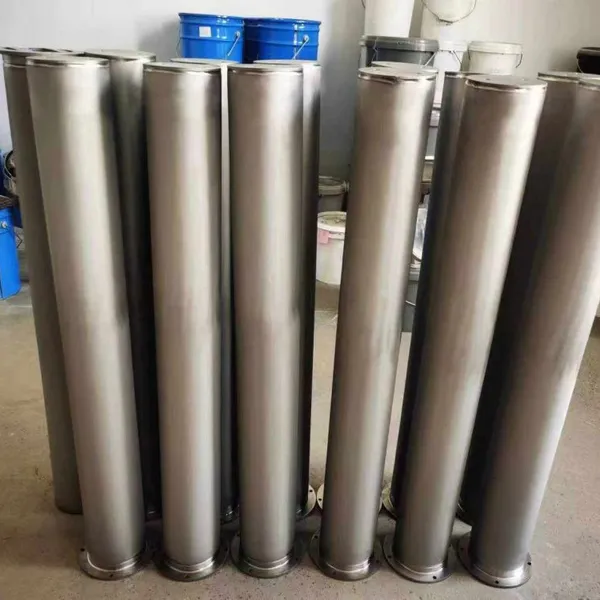 Titanium Filter Rod Industrial Grade 50 Micron Porous Metal Filter Element 500mm photo-4