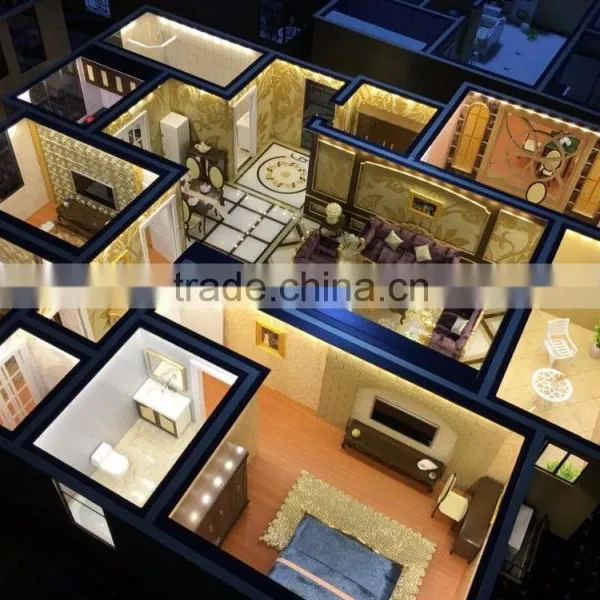 Customized 3D Interior Family Model Scale Model Making Home Layout Model Making 3d Building Model Miniature photo-4