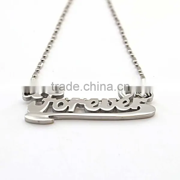 Mothers Day Wholesale Gifts Alphabet Letter Silver Pendant photo-2