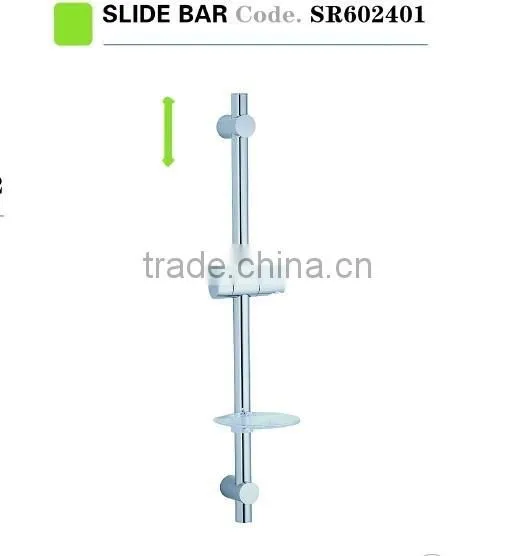 Top Quality Stainless Steel & ABS Bathroom Shower Riser Rails Sliding Bar