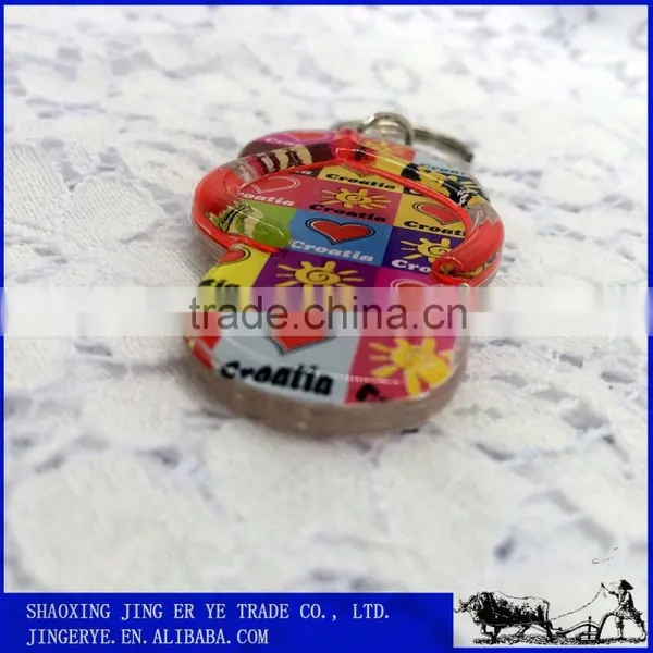 2015 Newest Promotion Cheap Gifts Acrylic Feet Key Chain photo-3