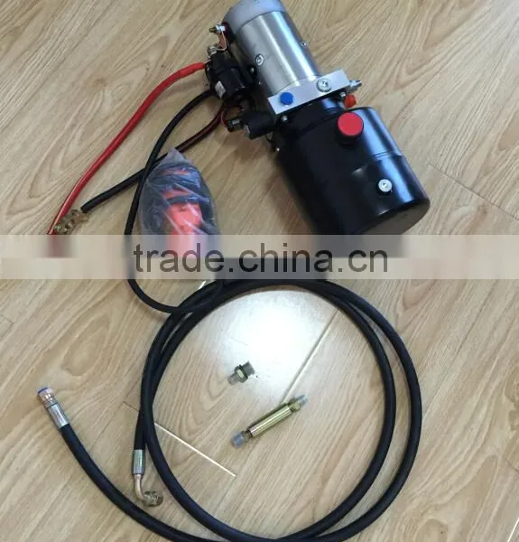 single- acting dump trailer pump