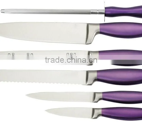 430 S/S HANDLE 7PCS KITCHEN KNIFE SET photo-2