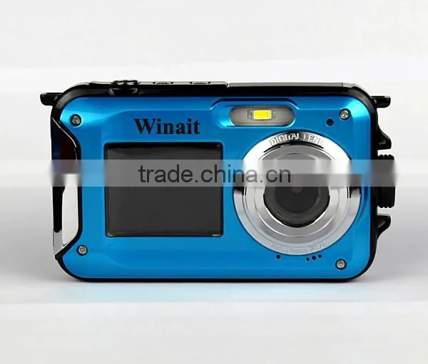 DC-16 WINAIT OEM Water Proof 4k Digital Camera Dual Display 2.7'' TFT and 1.8'' TFT Dual Panel DC-16 photo-2