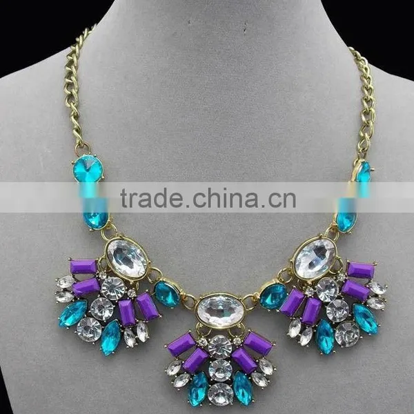 Fashion Jewelry Necklace-bule