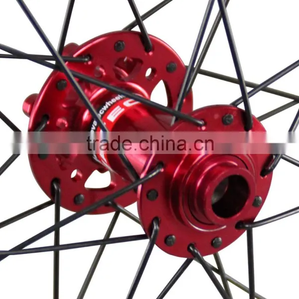 2016 New Carbon Beadless Wheelset 50mm Wide 650b+ Carbon Wheels for 27.5 Plus Bikes Tubeless Compatible Quality Choice photo-4