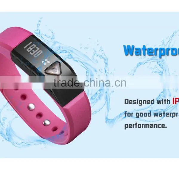 2016 Top Sale Bodybuilding and Fitness Pedometer Tracker & Sleep Analysis Smart Bracelet photo-3