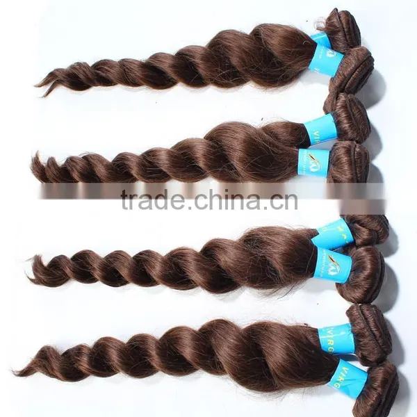 Loose Wave 28 Inch Virgin Remy Indian Hair Weft With Competitive Cost photo-4