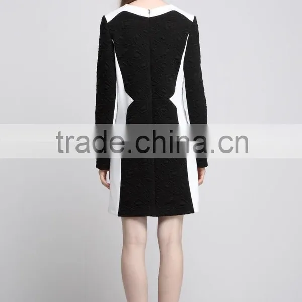 Black and White Party Dress Cocktail Dress photo-5