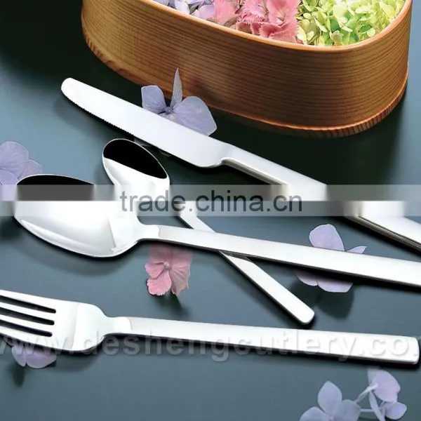 DS-6053 High Quality Mirror Polish 304 Stainless Steel Tableware Set