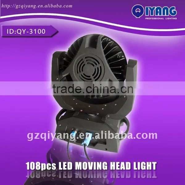 2 QY-3100 108pcs*3W Rgb Led Moving Head Light photo-5