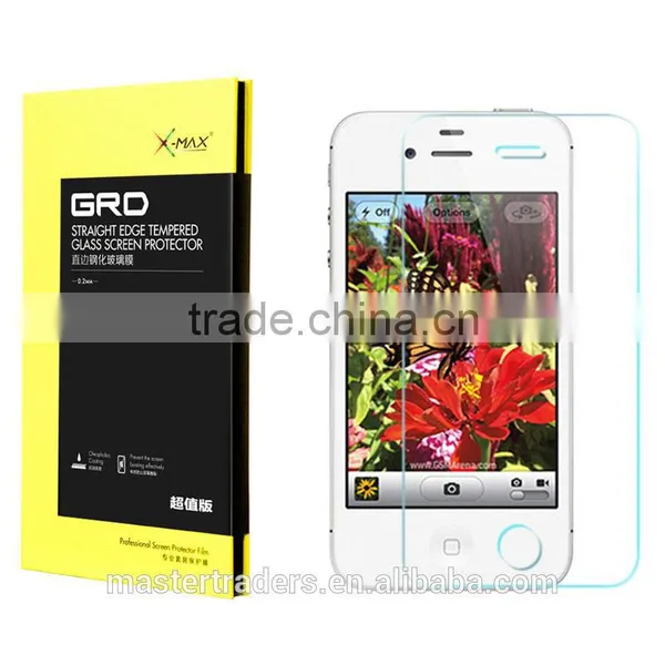 X-MAX GRD Series 0.2mm Tempered Screen Protector for Iphone 4/4s MT-2328