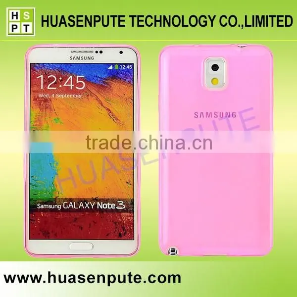for Samsung Note 3 Transparent Silicone Skin Protector Case Cover for Samsung Note 3 photo-4
