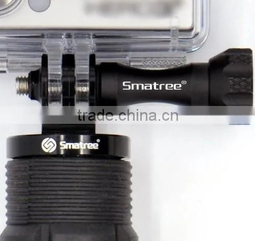Smatree Aluminum Tripod Mount Adapter for GoPro Hero4 HERO3+ HERO3/ 2 /1 Cameras -Threaded End(Black) photo-4