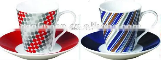 Ceramic Cup Tea Set White Plain ,ceramic Cup&saucer , Porcelain Cup &saucer photo-4