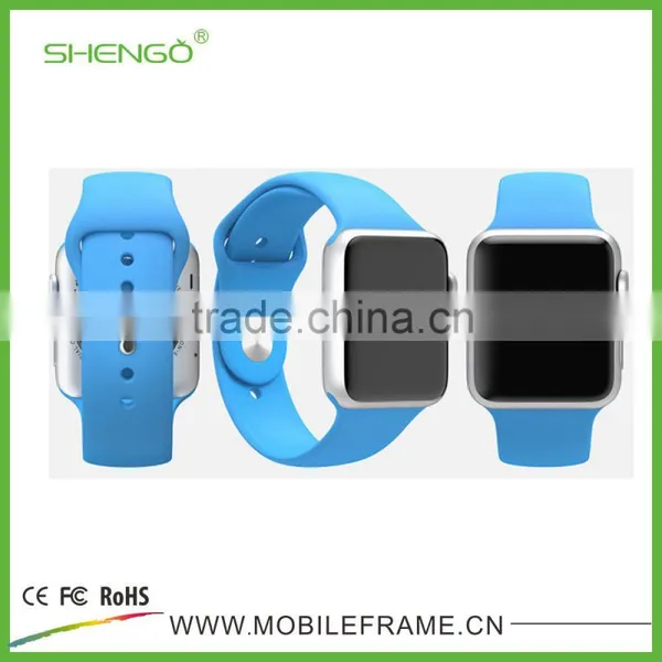 SHENGO Wholesale Cheap Silicone Watch Band for Apple Watch photo-2