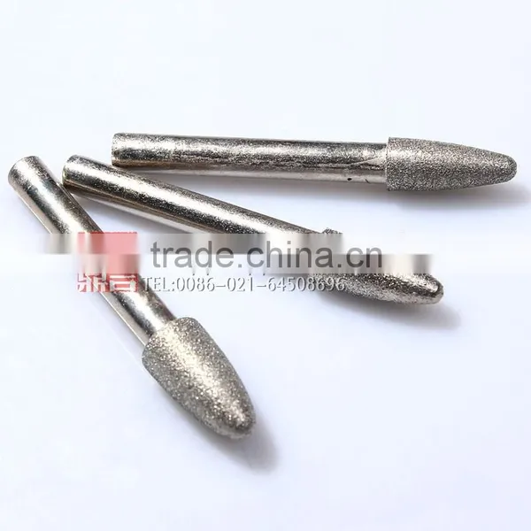 Yiyan Diamond Coated Burs Lapidary Rock Shaping Jewelers Tools Diamond Coated Rotary Bits photo-2