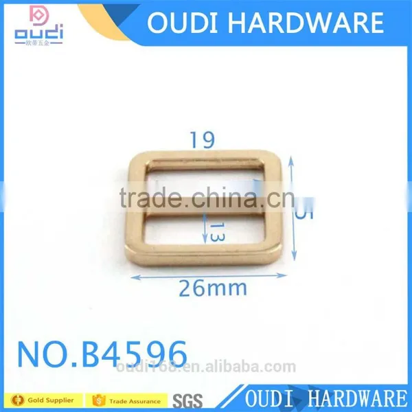 Eco Friendly Light Gold Release Buckle for Backpack Strap Adjuster photo-2