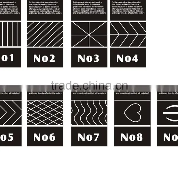 3D Cat Eyes Magnet 9 Patterns Cat Eyes Magnet 3D Cat Eye Magnet Magic Stick Magnetic Slice ZX:NP027 photo-2