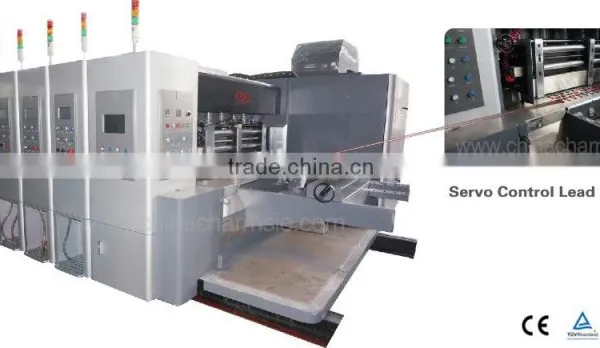 GIGA LX-608CN Full Computerized High Speed Flexo Carton Box Making Machine Online With Folder Gluer photo-6