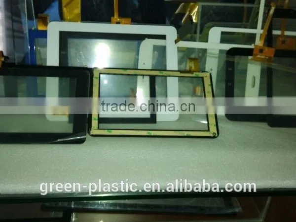 Custom Smaller Demension 5",7",8.4,9" Capacitive Touch Panel With Printing White Logo and Some LED Apertures photo-3