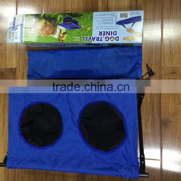 Foldable Dog Travel Diner Travel Pet Food Water Bowl photo-5