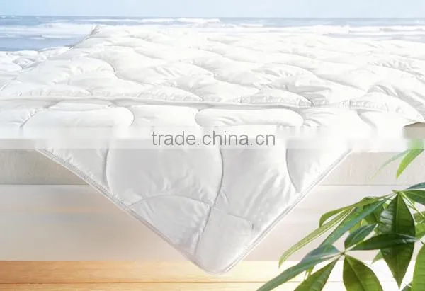 Double Size Camel Wool Quilt With Soft Camel Wool Filling Jacquard Cotton Fabric Cover Washable photo-2