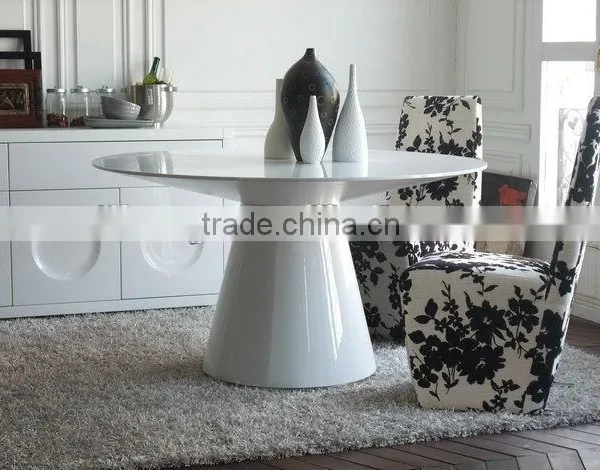 European Modern Wood Round Table (E-23) photo-3