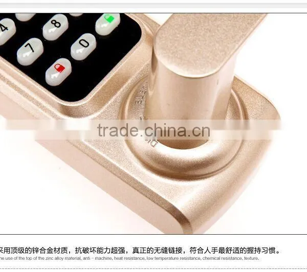 Mechanical Push Button Digital Combination Keyless Code Door Lock photo-3