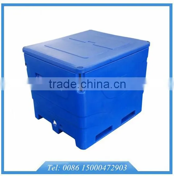 1000L Rotational Molded Plastic Fish Bunker, Fish Totes, Fish Tubs, Fish Container photo-2