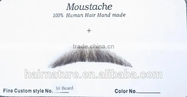 Top Quality 100% Human Hair Beards and Moustache photo-5
