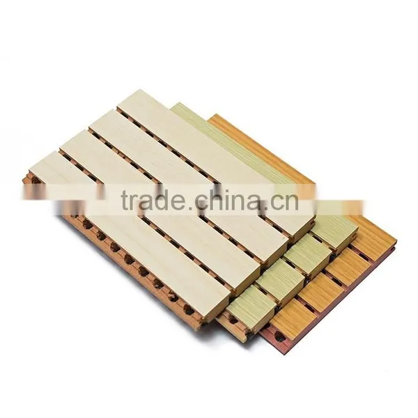 Melamine Laminate Slotted MDF Panel photo-2
