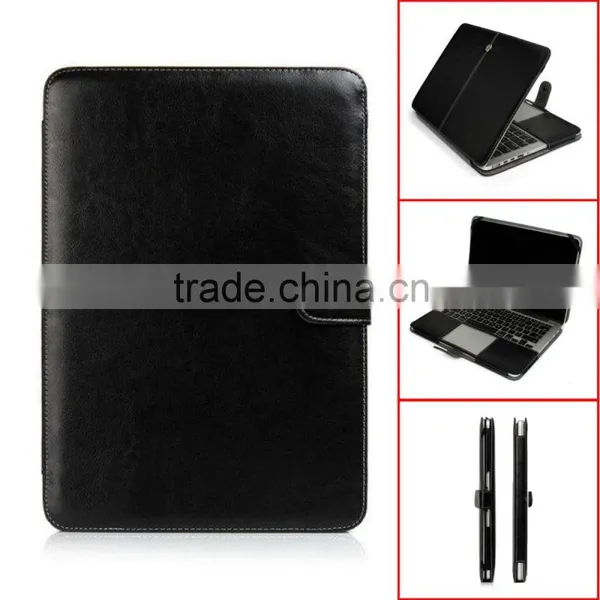 PU Leather Sleeve Case For Macbook Air 11 Air 13 Shell Cover Bag photo-2