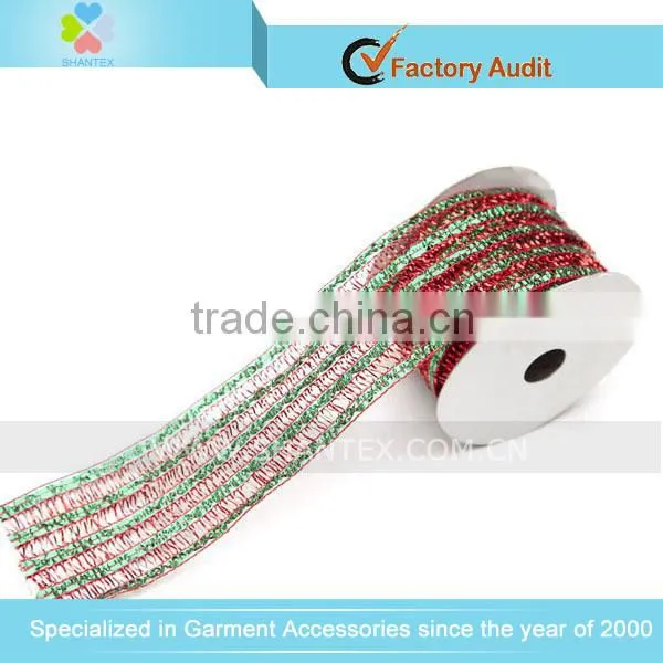 Hot Sale Wired Christmas Ribbon Gift Ribbon With Good Quality Quality Choice photo-2