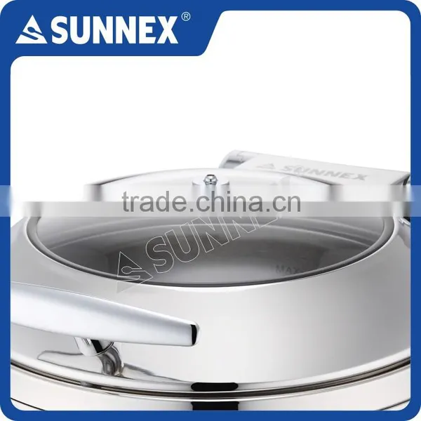 SUNNEX Specialized Luxury Mirror Polished 304 Cover 10 Litre Electric Soup Station photo-3