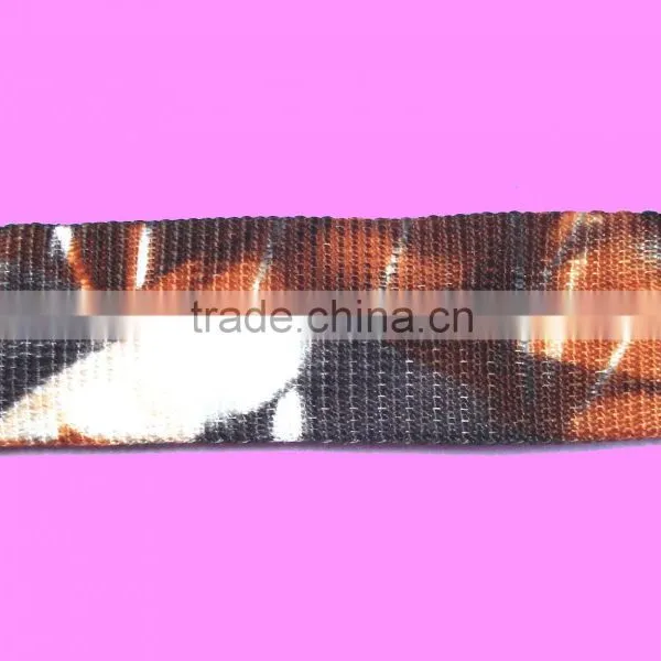 Tie Dye Webbing Nylon Fabric Ribbon Trimming Strap