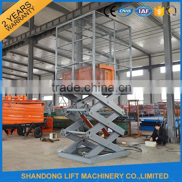 Hydraulic Fork Lifter Mini Electric Scissor Lift Platform Portable Lifter photo-2