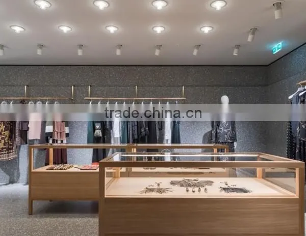 Tailor Made Attractive Modern Fashion Retail Cloth Shop Decoration photo-5