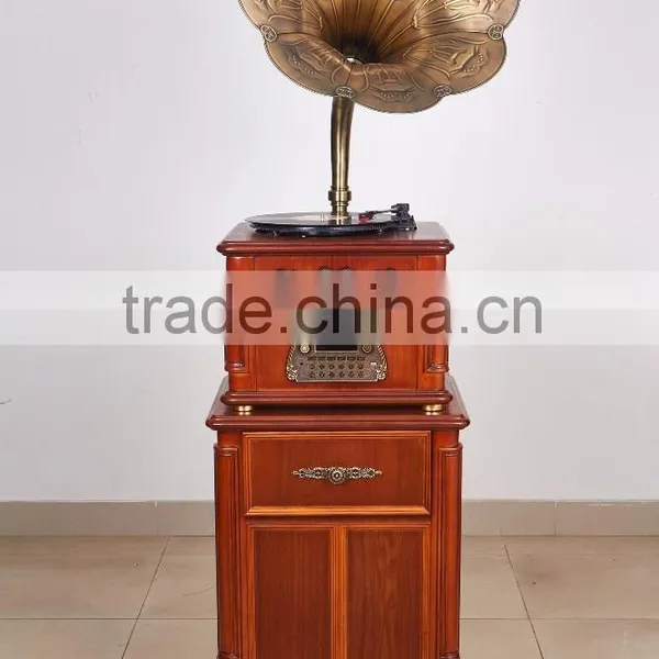 Antique Gramophone Cassette Player CD Player Gramophone for Gift