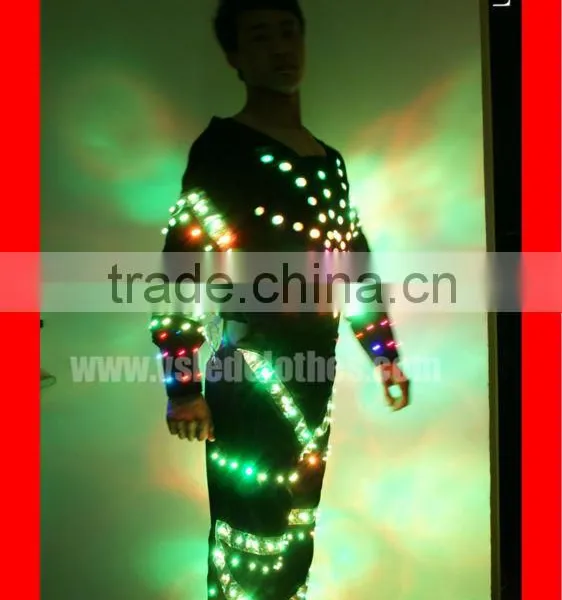 Wireless DMX512 LED Tron Costume Costume, LED Robot Costume photo-2