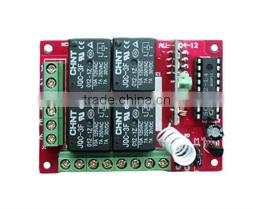 4channel wireless switch,12v/24v long distance wireless remote switch, remote switch light fan, remote switch wireless
