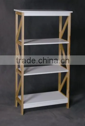 Wooden book case solid wood frame