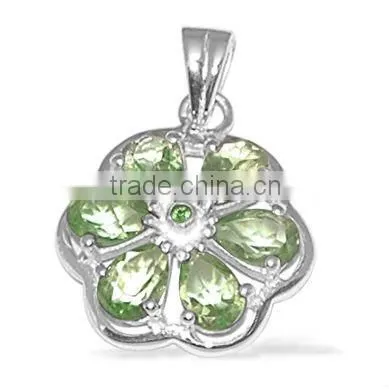 Beautiful Fine Quality Wholesale Semi Precious Stone 925 Silver Jewelry