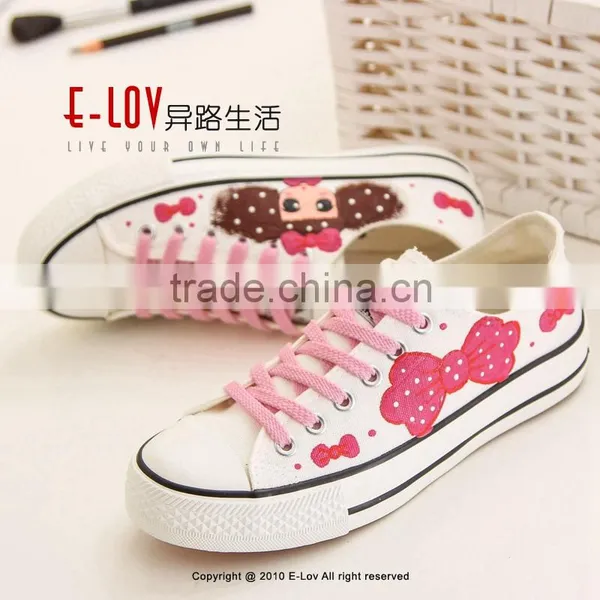 NO.D090Hot Sales High Quality China Fashion Women's Hot Canvas Shoes photo-2
