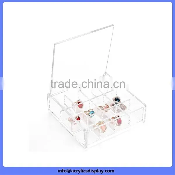 Cheaper Professional Acrylic Jewelry Box With Compartment photo-6