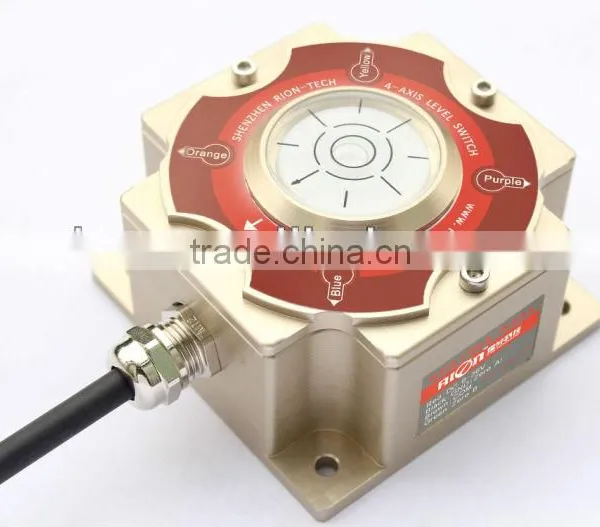 4 Direction Measurement Adjustable Alarm Shershold Value Slope Angle Alarm IP67 Switch/Relay Output photo-3