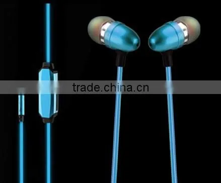 LED Flashing Earphone Fashion MP3 Earphone