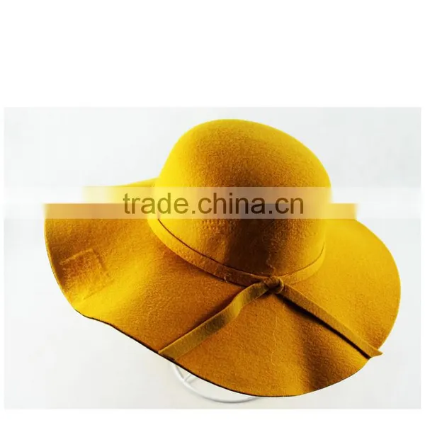 Wool Hats for Women Wide Brim Hat Wholesale China photo-4