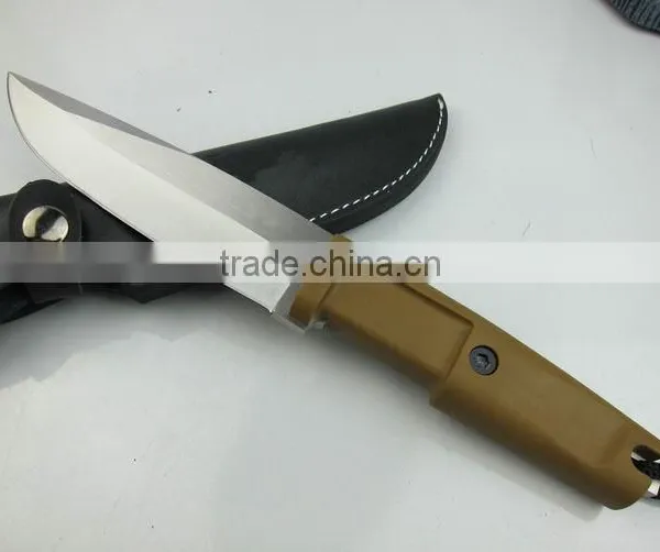 OEM Rubber Handle Fixed Blade Hunting Knife photo-2