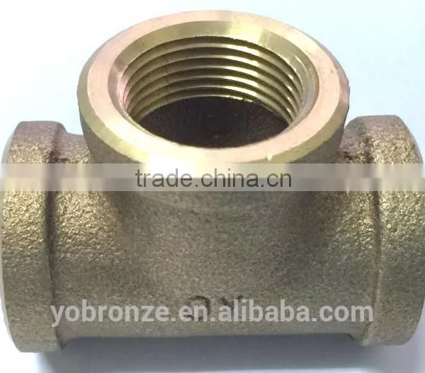 Excellent Machining From Taiwan Bronze Thread Pipe Fitting Tee photo-3